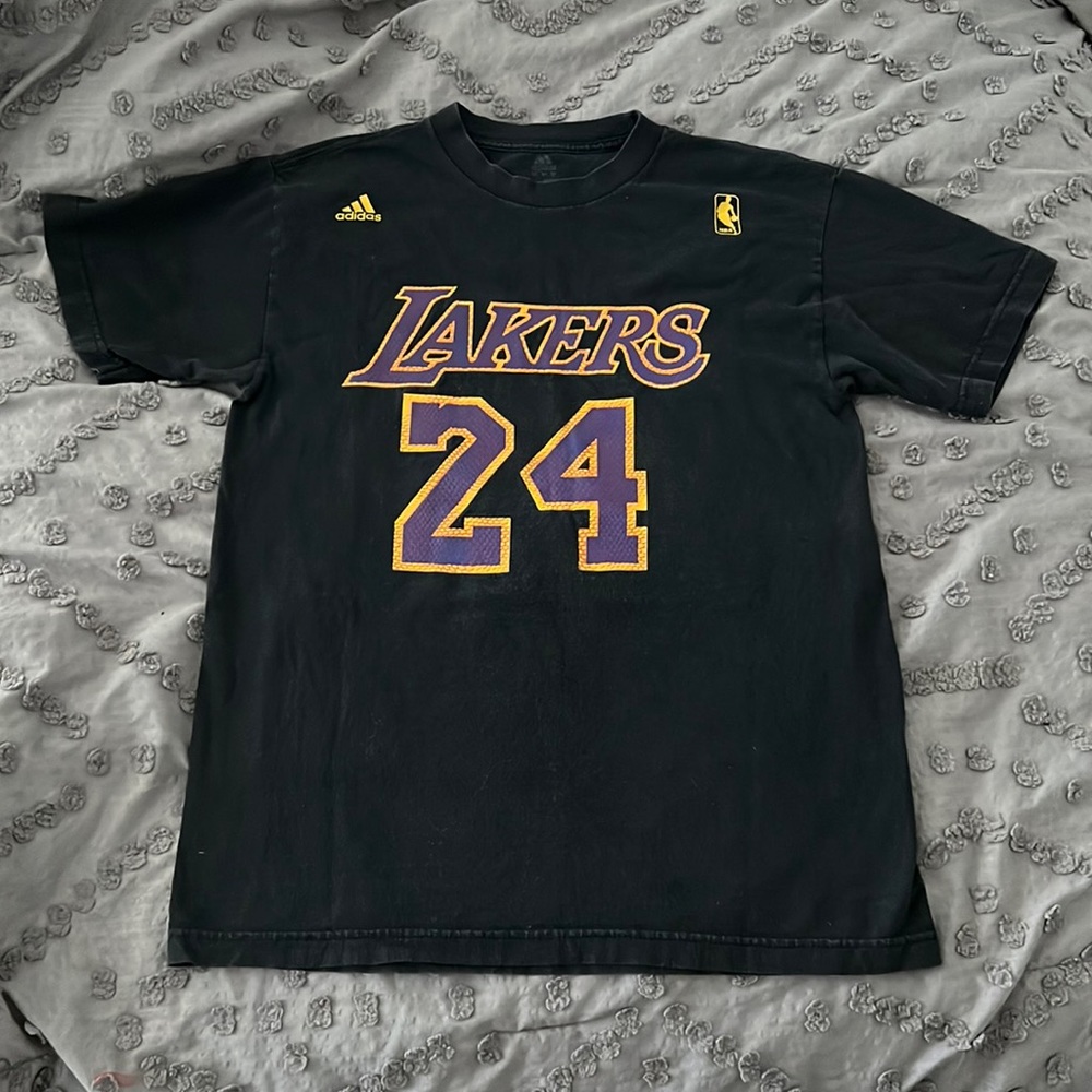 Vintage Kobe Adidas Black Mamba #24 Tee Size Medium